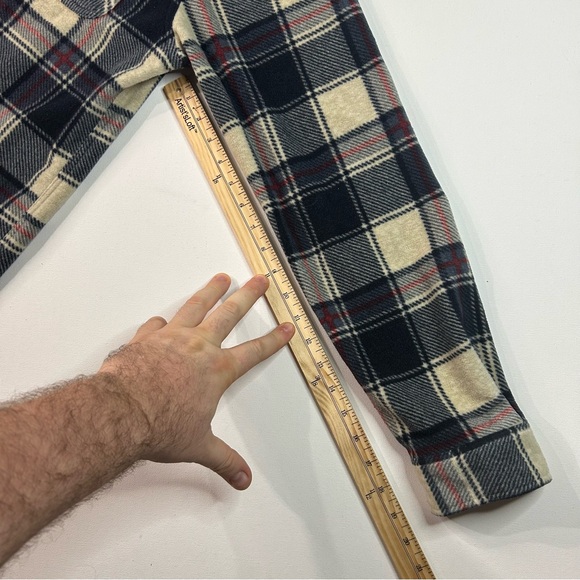 O'Neill Shacket Mens Large Multicolor Plaid  Fleece Shirt Jacket Snap Button VTG - Picture 6 of 7